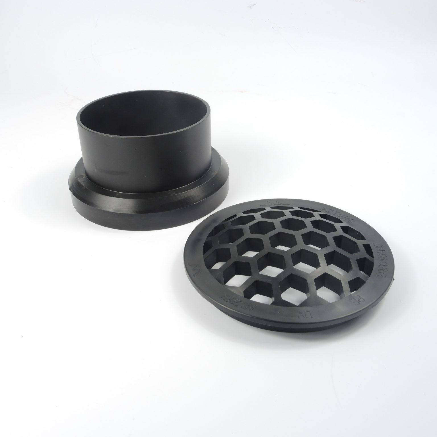 Aztec Poly Overflow Relief Gully and Grate - Aztec Plumbing Supplies