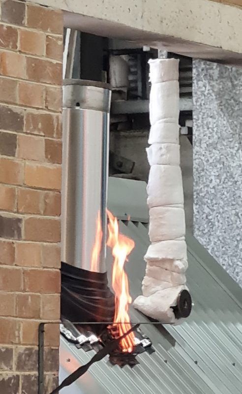 BAL Flash Testing Flame with CSIRO BAL FZ