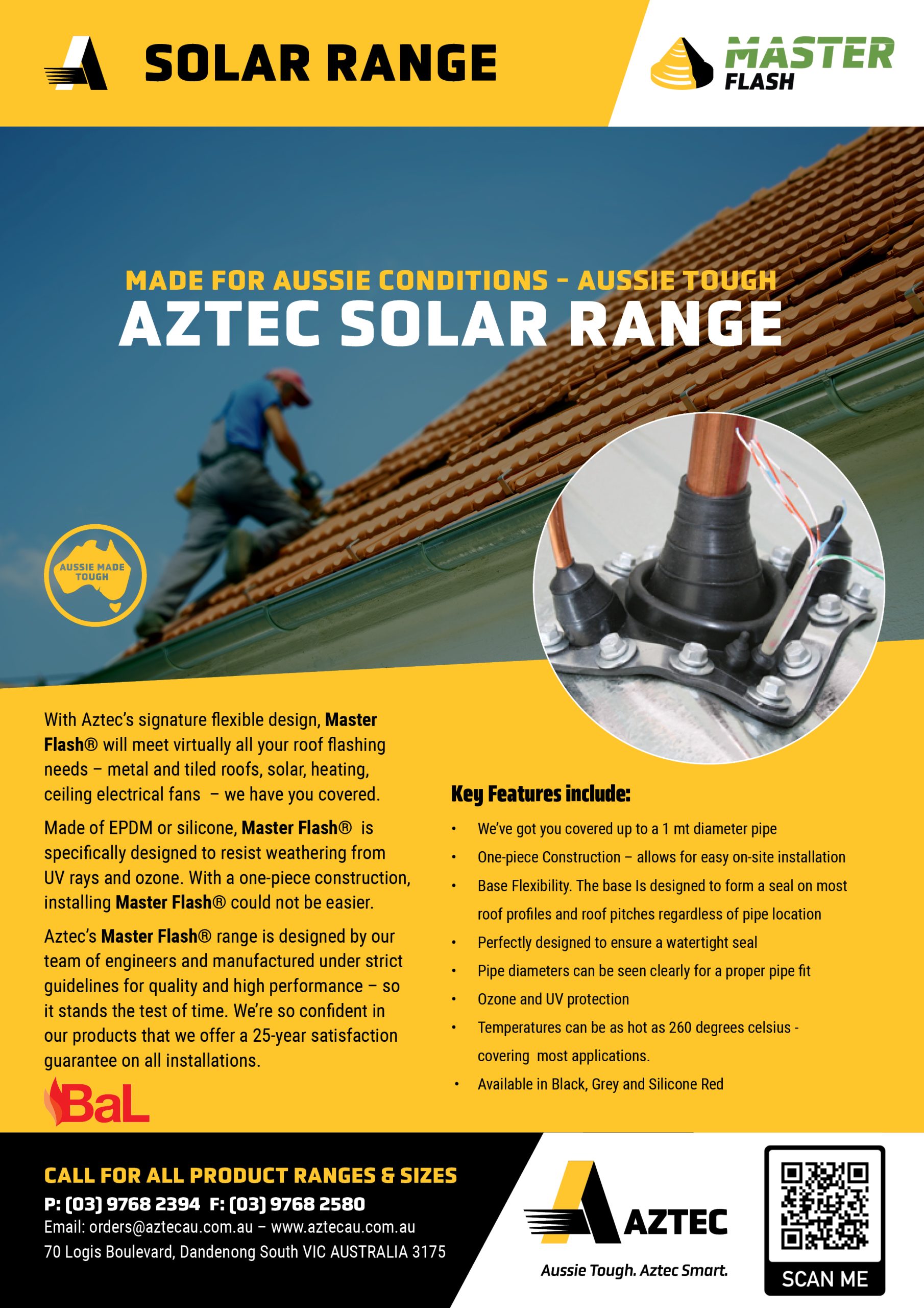 Aztec Master Flash Solar Range Brochure 2025_FP