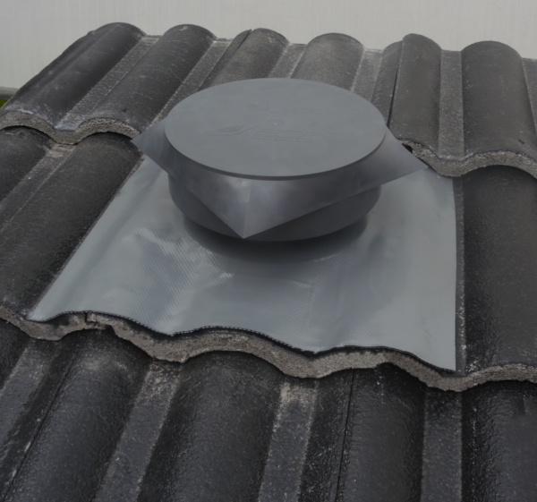 Light Grey RapidVent Quickseal on Tiled Roof